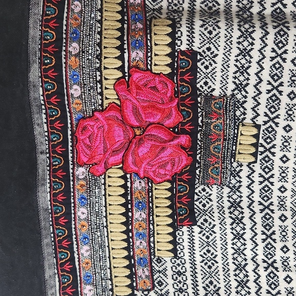 Free People Love Test Jacket Size M-L Well Worn Festival Bohemian - Picture 7 of 16